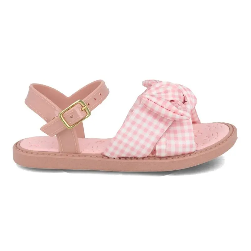 Sandália Rasteira Funfeet Infantil Rosa 21