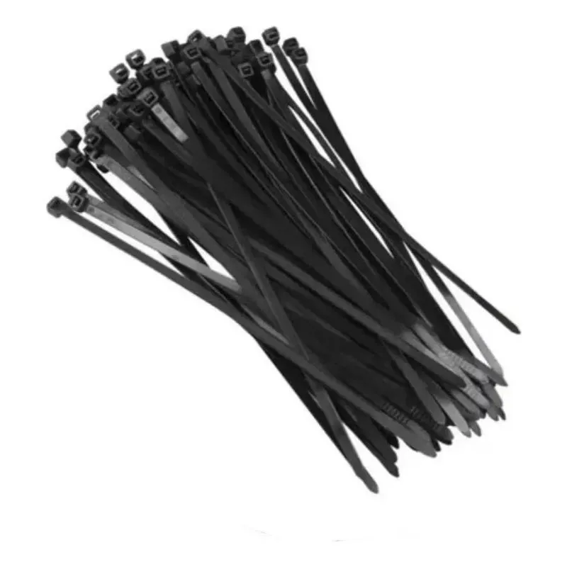 Kit 1000 Abraçadeiras Nylon Enforca Gato 2,5 X 150mm Preta