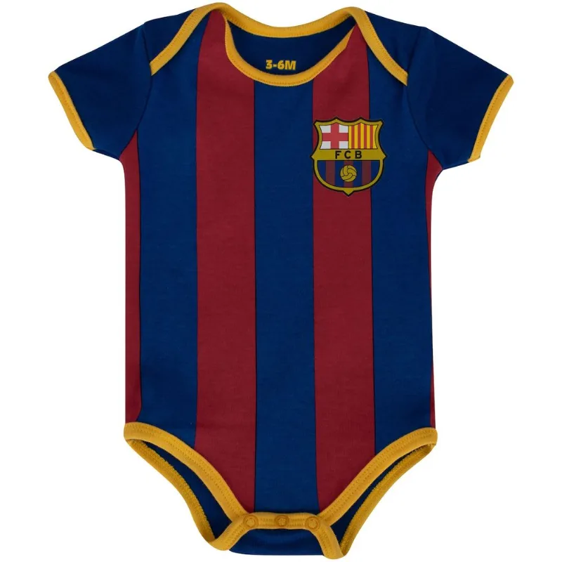 Body Camisa Barcelona - Baby Vermelho RN