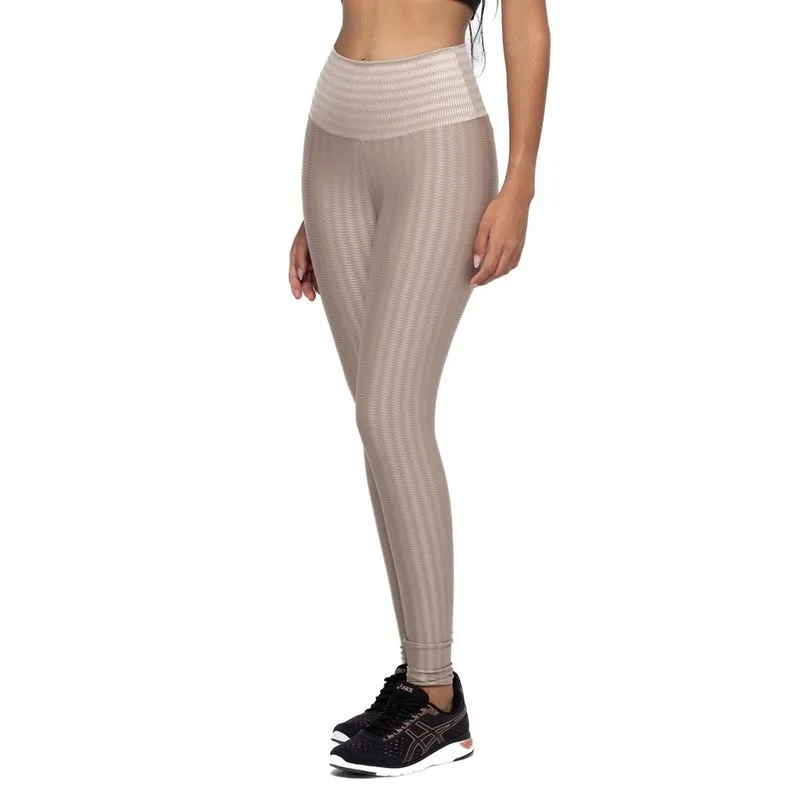 Calça Legging Feminina Oxer New Zig Média Compressão Cós Alto