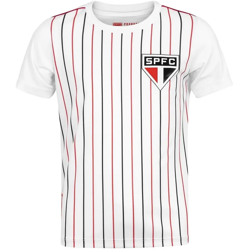 Camiseta do São Paulo Infantil Listrada