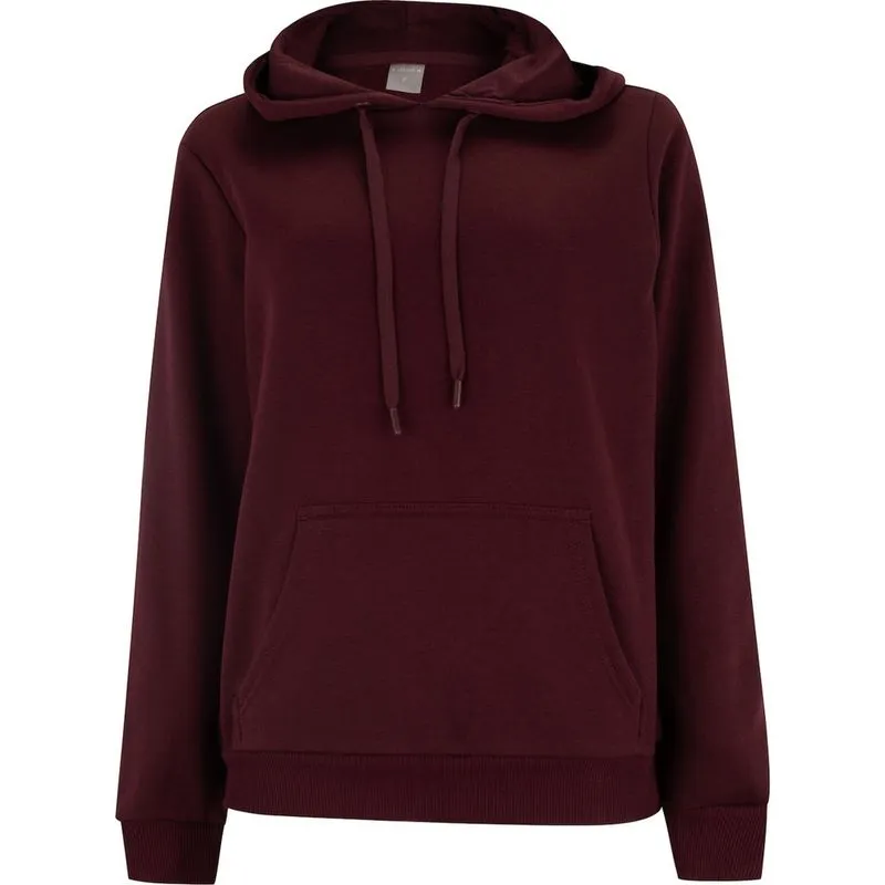 Blusa de Moletom Feminino Oxer com Capuz Canguru Fleece