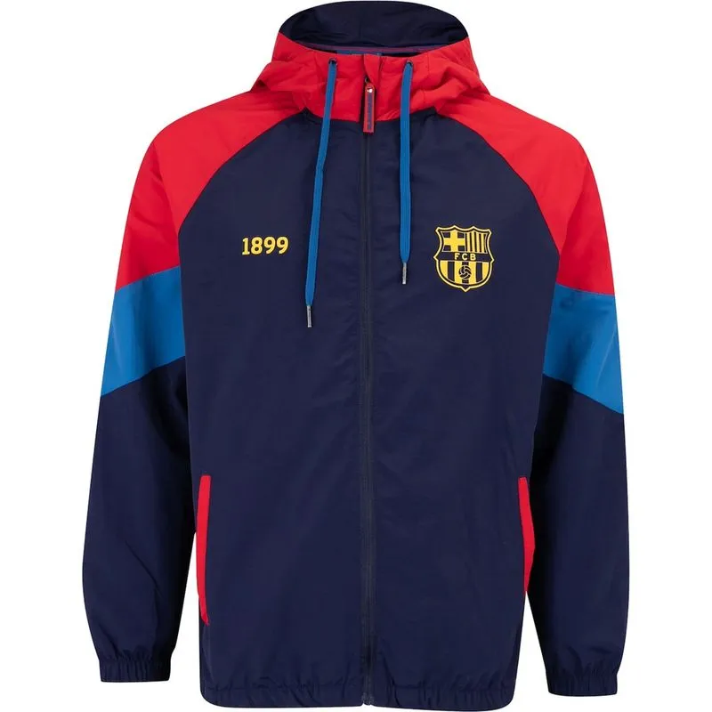 Jaqueta Corta-Vento Barcelona Masculina com Capuz