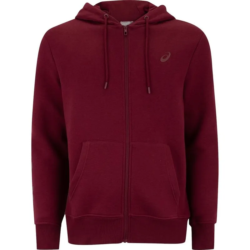 Jaqueta Masculina asics com Capuz Moletom Canguru com Fleece