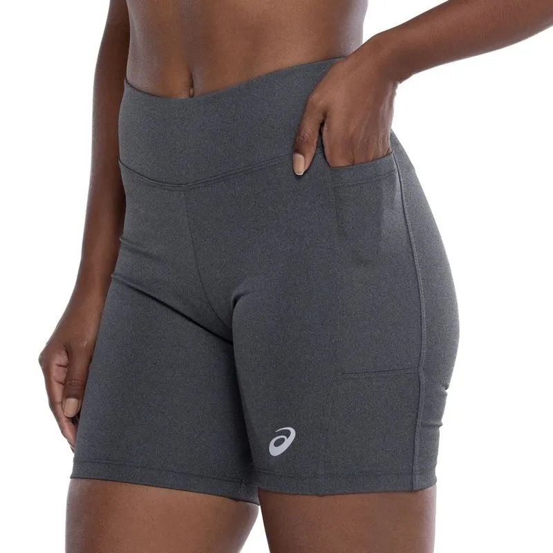 Bermuda Feminina asics Basic Bolso Mescla
