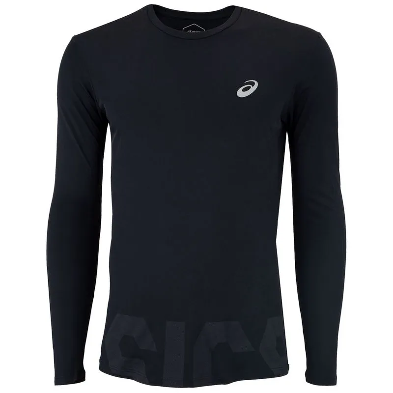 Camiseta Masculina asics Manga Longa Leve com Proteção uv