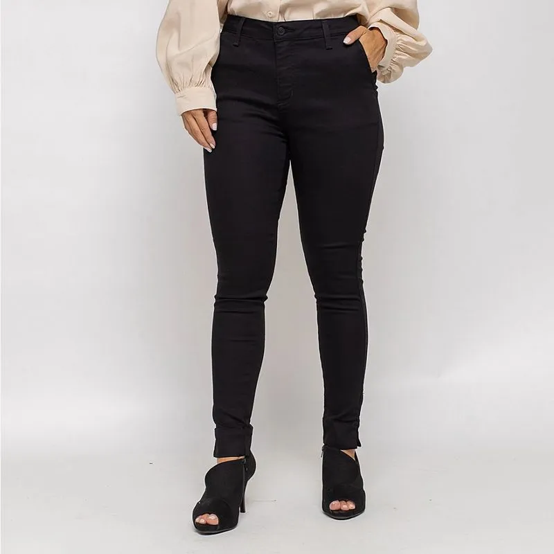 Calça Jeans Feminina Cigarrete Semi Social El - 38192