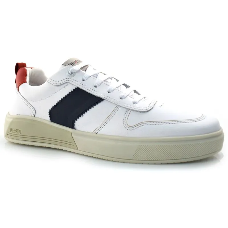 Tênis Masculino de Couro Ferracini Branco 7307 38