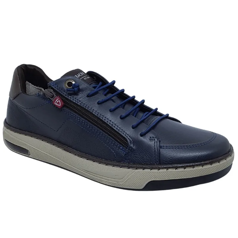 Sapatenis Masculino Tenis em Couro Ziper Elastico Ferracini