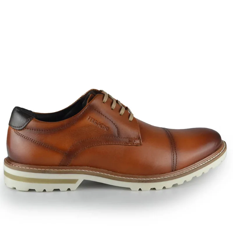 Sapatênis Masculino Ferracini Cincy 3401 672L-WHISKY 43 - Ferracini