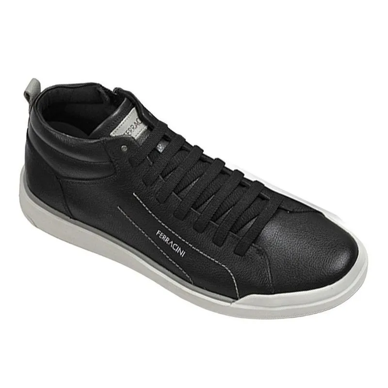 Sapatênis Ferracini Star Zíper Masculino 46 / Preto