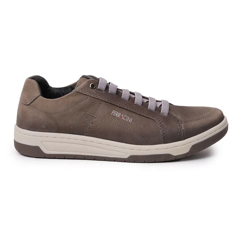 Sapatênis Ferracini Miami Vox Marrom Masculino Cinza - 42