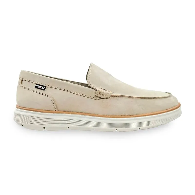 Sapato Mocassim Ferracini Prisma Masculino Bege BEGE - 38