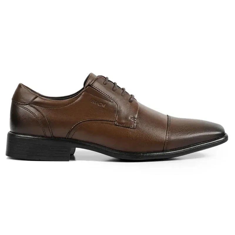 Sapato Casual Ferracini Melnik Masculino Conhaque Couro 41