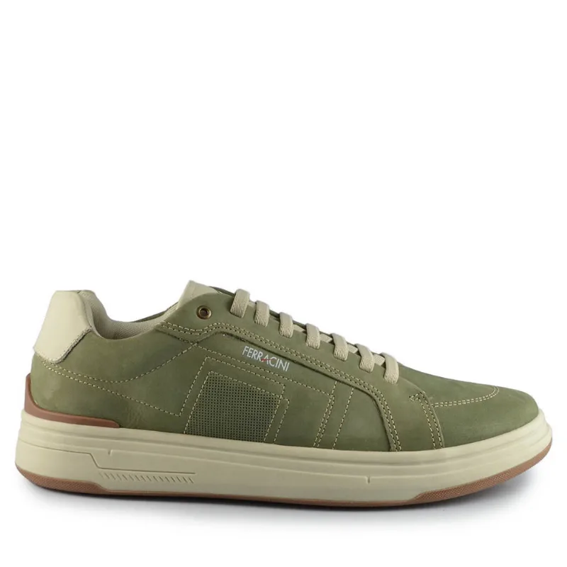 Sapatênis Ferracini Masculino Locker 7161 683E-VERDE MILITAR 39