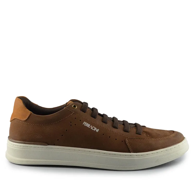 Sapatênis Ferracini Masculino Gold 2074 F-CHOCOLATE 40