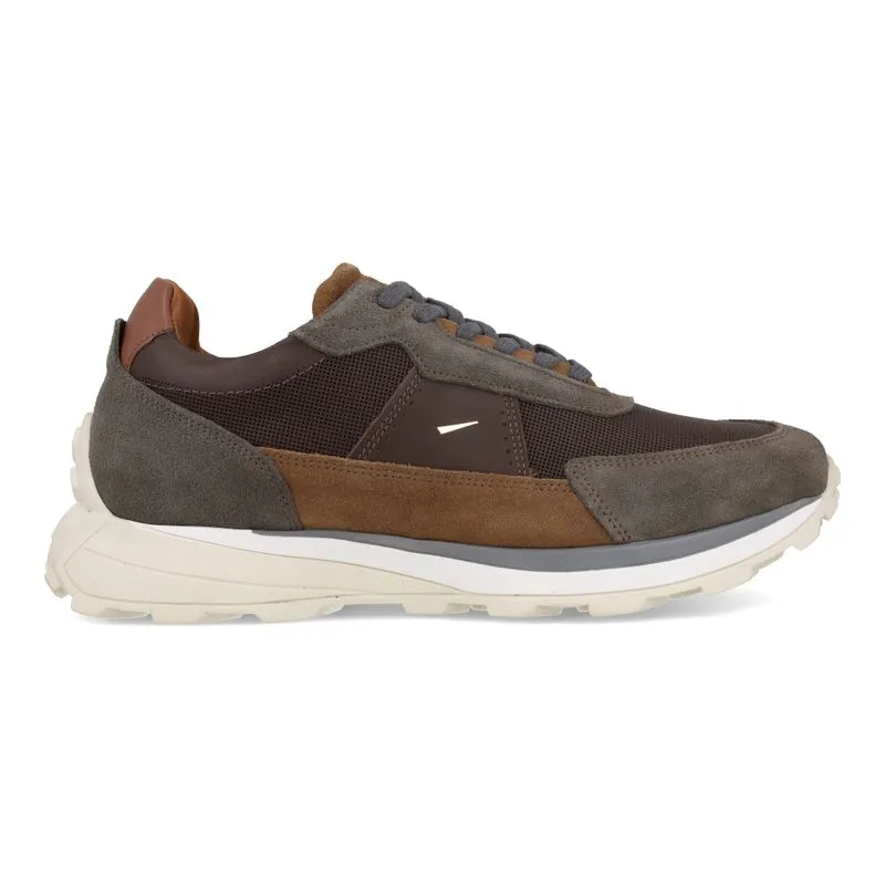 Tênis Jogger Ferracini Mid Masculino Marrom 42