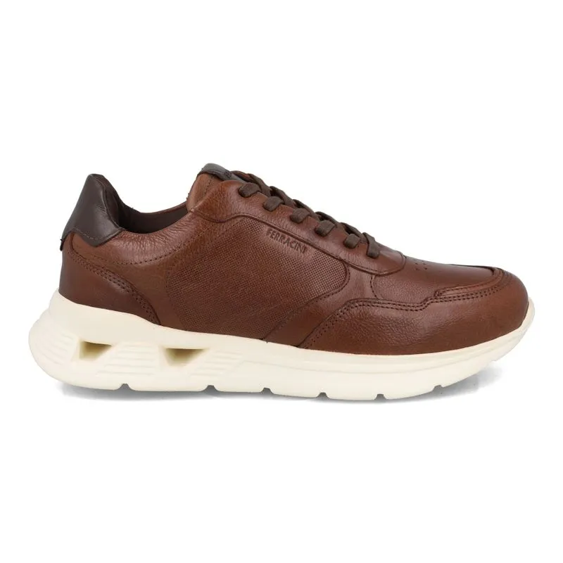Tênis Sneaker Speed Ferracini Couro Marrom 41