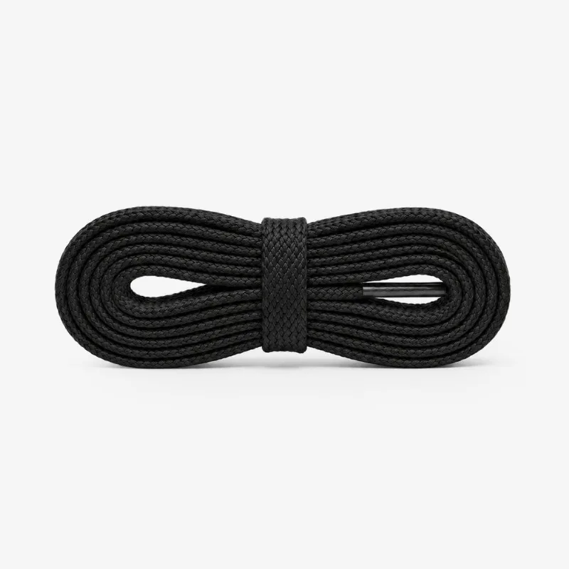 Atacador Achatado Preto para Tênis – 140cm Atacador Achatado Preto para Tênis UN