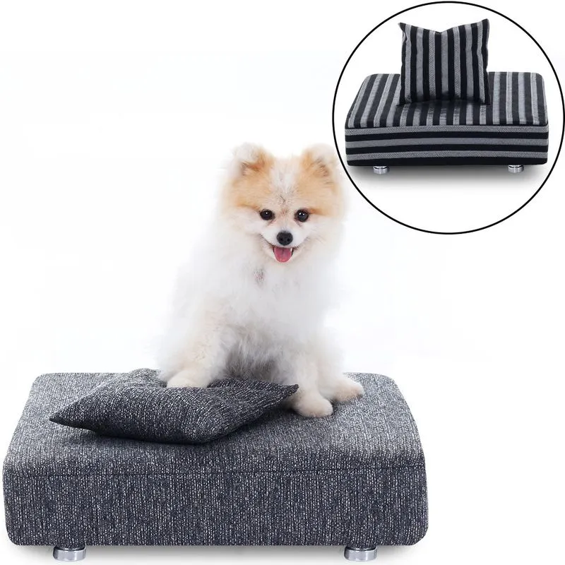Cama Box Para Cachorro + 2 Travesseiros + 2 Capas - Caminha Pet - bf Colchões
