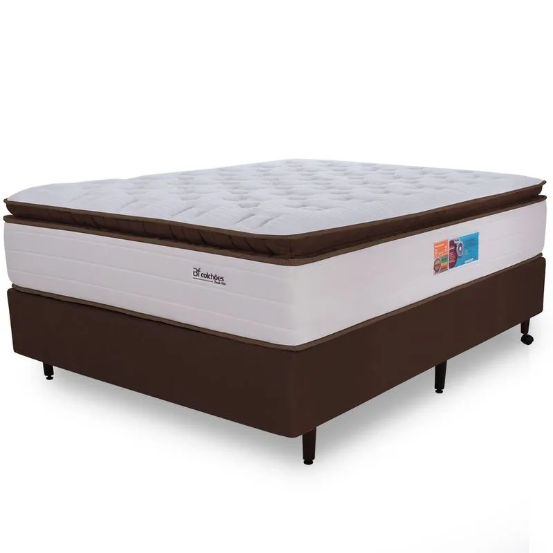 Colchão King Premium Mola Ensacadas HiperSoft Sensation Macio 193x203cm bf Colchões