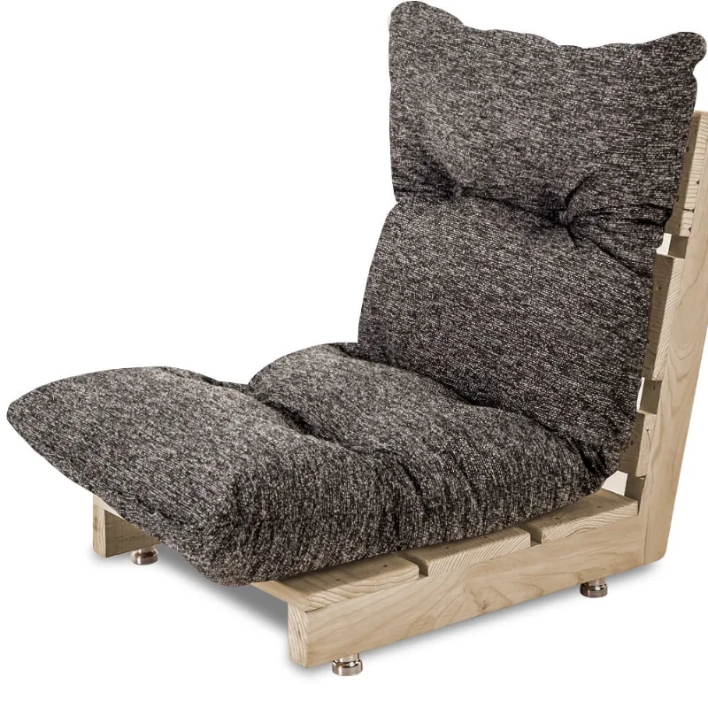 Futon Dobrável de Espuma Solteiro Grafite 120x60cm bf Colchões