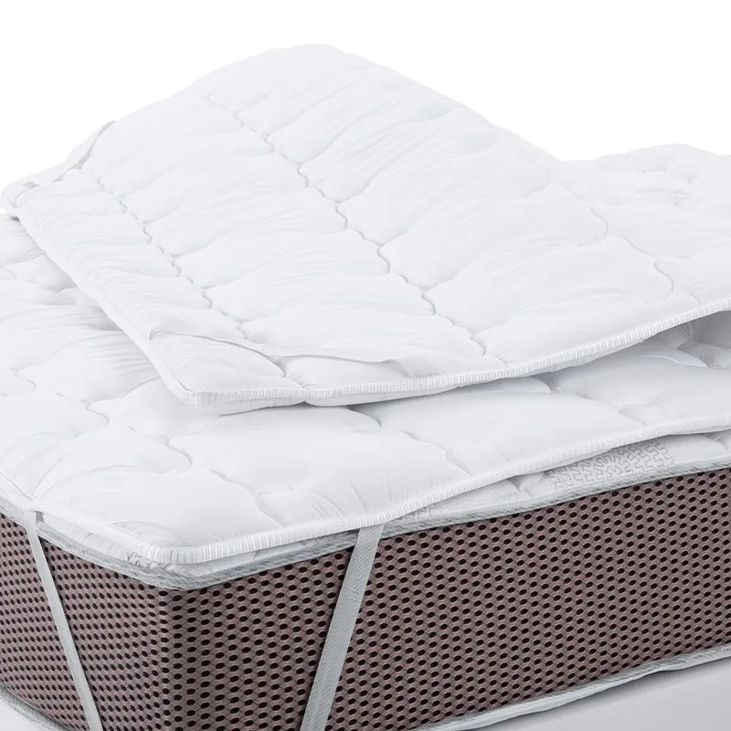 Pillow Top King de Espuma D20 Percal 180 Fios Algodão Hipoalergênico com Elástico 193x203cm bf Colchões