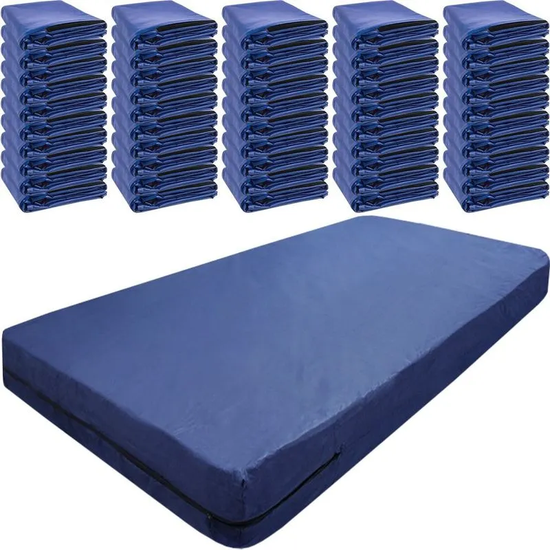 Kit 50 Capas Impermeável Colchão Solteiro 88x14 Hospitalar Courvin