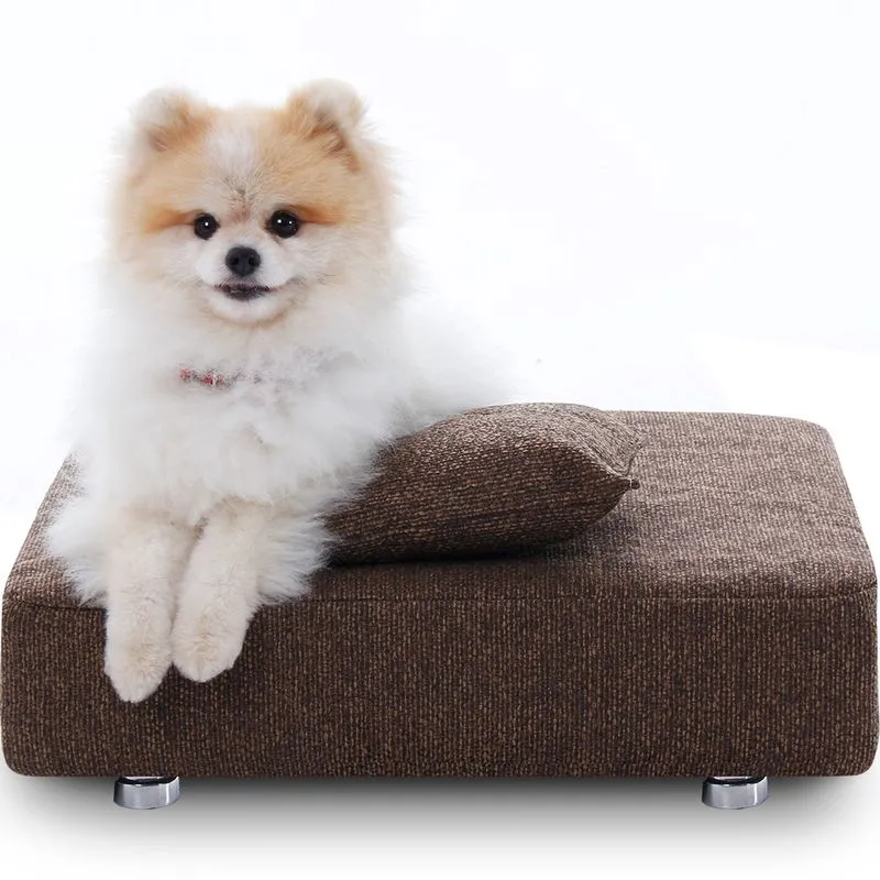 Cama Box Para Cachorro + Travesseiro - Caminha Pet - Bf Colchões