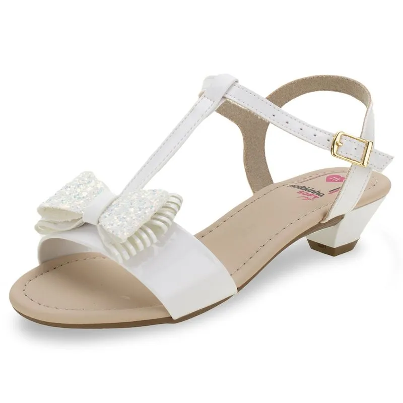 Sandália Infantil Feminina Molekinha - 2080756 BRANCO 32
