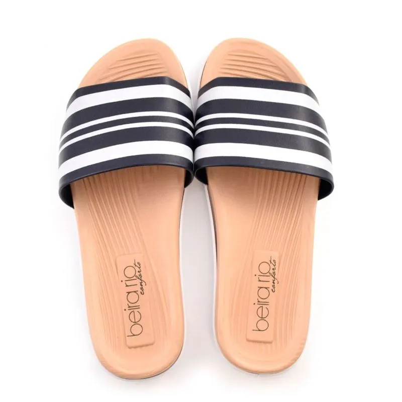 Chinelo Slide Feminino Beira Rio Azul 8360222-19448 37