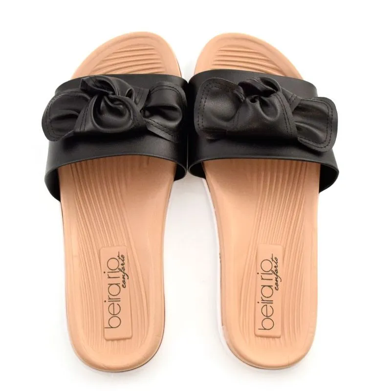 Chinelo Slide Feminino Beira Rio Preto 8360220-19447 33
