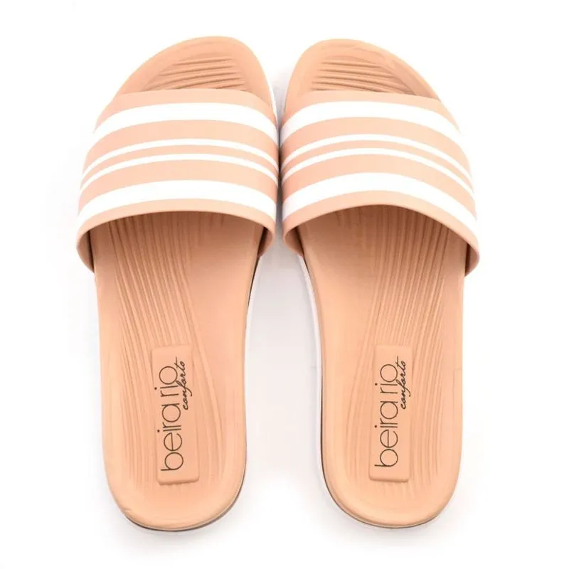 Chinelo Slide Feminino Beira Rio Rosa 8360222-19448 36