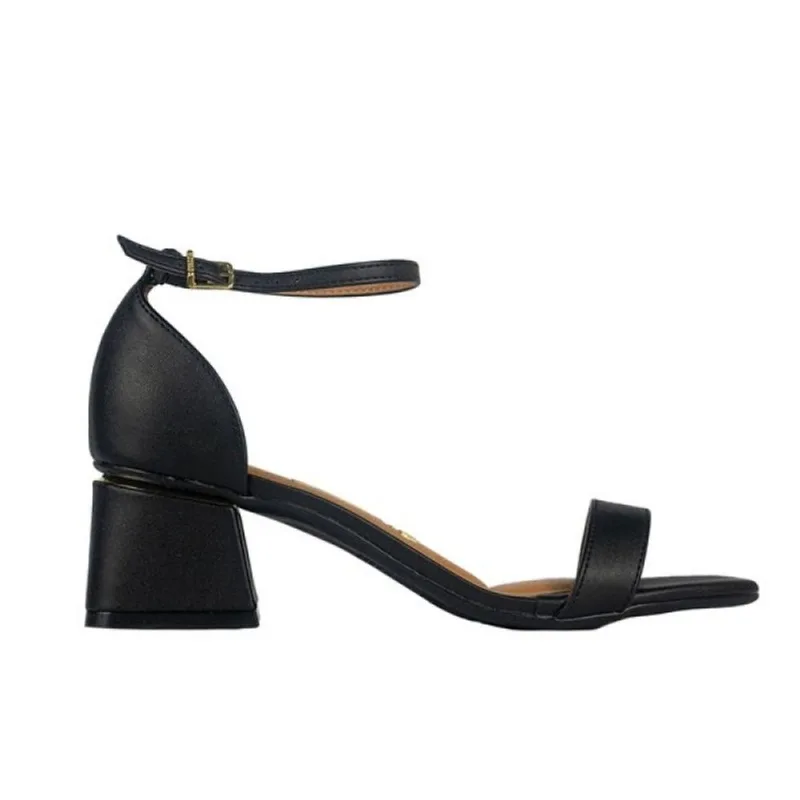 Sandália Vizzano Single Salto Bloco 37 / Preto