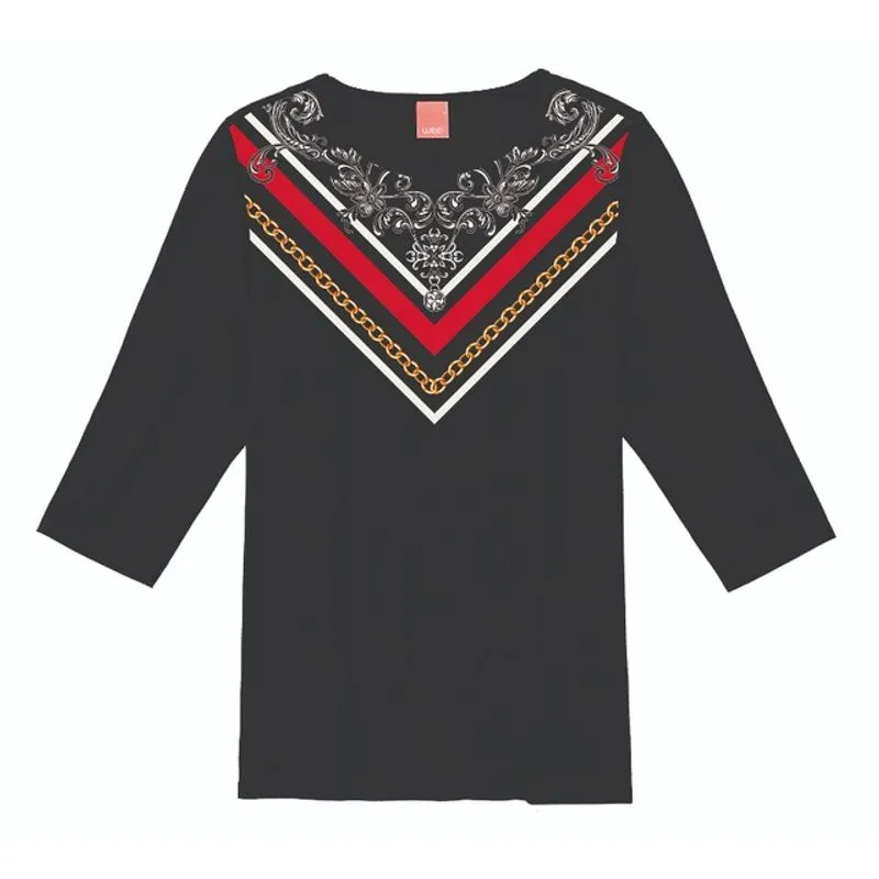 Blusa Feminina Manga Longa 7/8 Malwee Wee Plus
