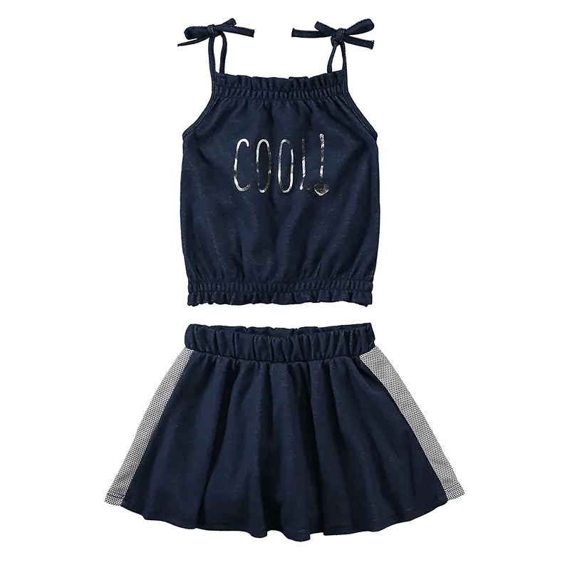 Conjunto Juvenil Menina com Estampa Metalizada Cool! 10/14 - 1000067542-MARINHO-14