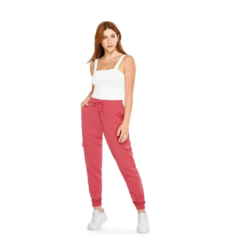 Calça Enfim Feminina Jogging Linho