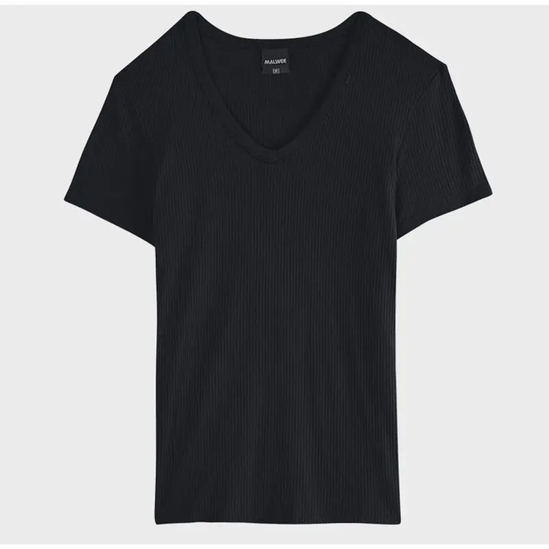 Blusa Feminino Baby Look Meia Malha Canelada 70910 - Malwee