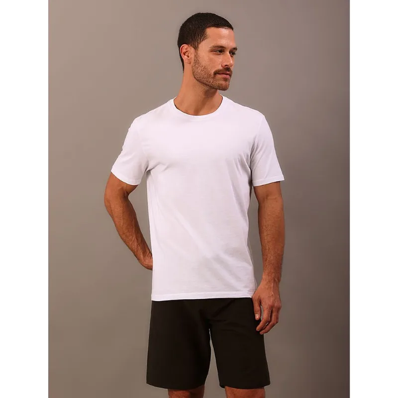 Camiseta Manga Curta Swimwear Logo Costas Calvin Klein Swimwear - Branco Camiseta Manga Curta Swimwear Logo Costas Calvin Klein Swimwear Branco Gg