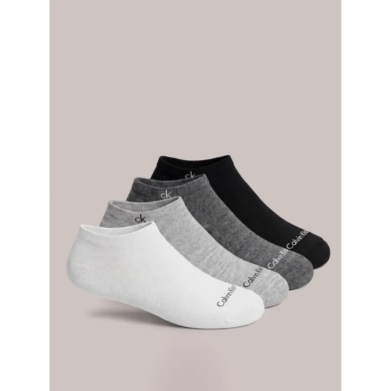 Kit 4 Pares Meia Sapatilha Calvin Klein - Multi Kit 4 Pares Meia Sapatilha Calvin Klein Multi 34a38
