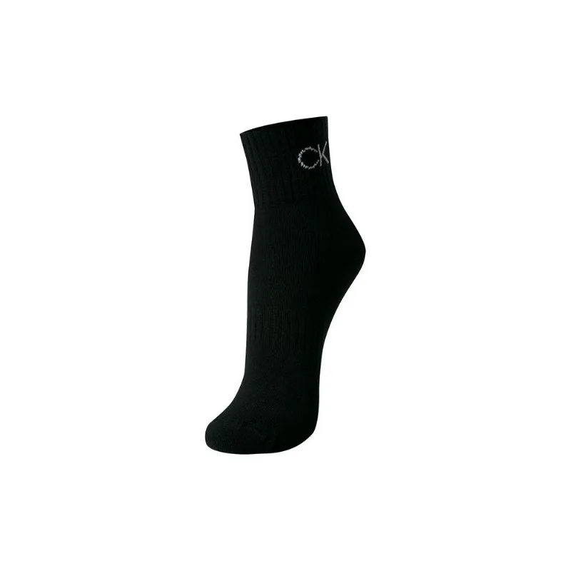 Meia Esportiva Cano Médio Calvin Klein Preto 39-44