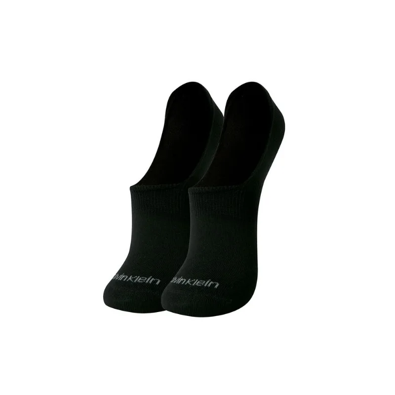 Kit 2 Pares Meia Invisível Calvin Klein Preto 34-38