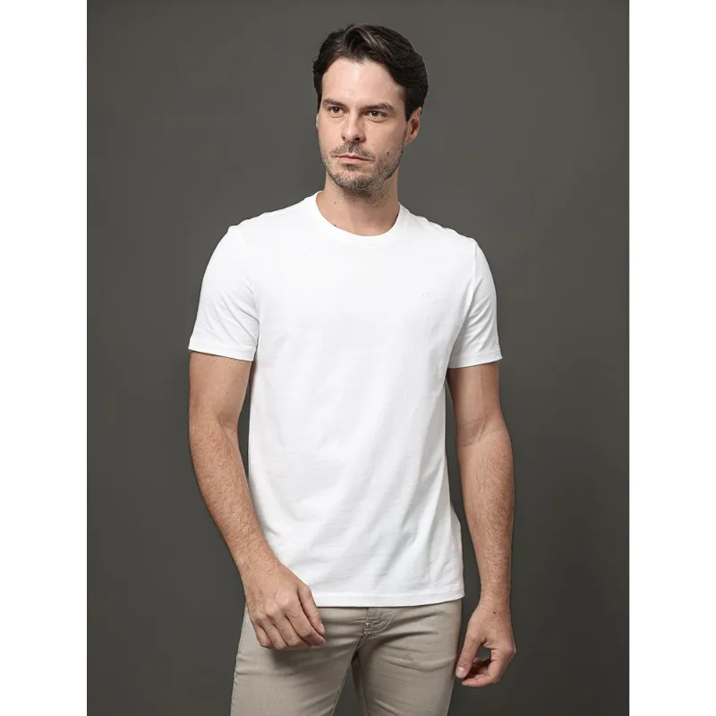 Camiseta Manga Curta Básica Smooth Cotton - Branco Camiseta Manga Curta Básica Smooth Cotton Branco m