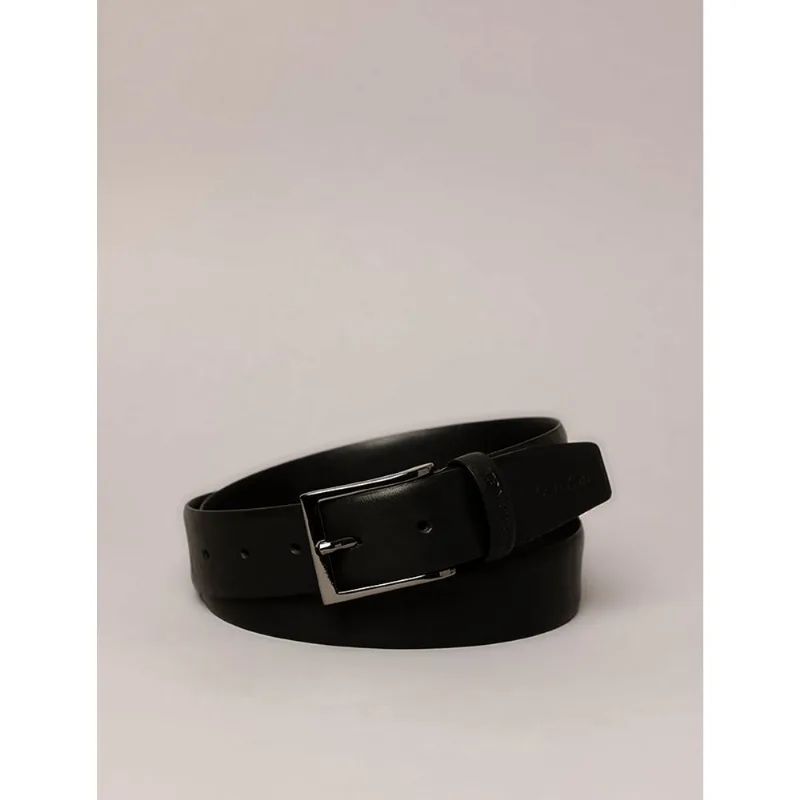 Cinto Masculino Básico de Couro Calvin Klein - Preto Cinto Masculino Básico de Couro Calvin Klein Preto 110