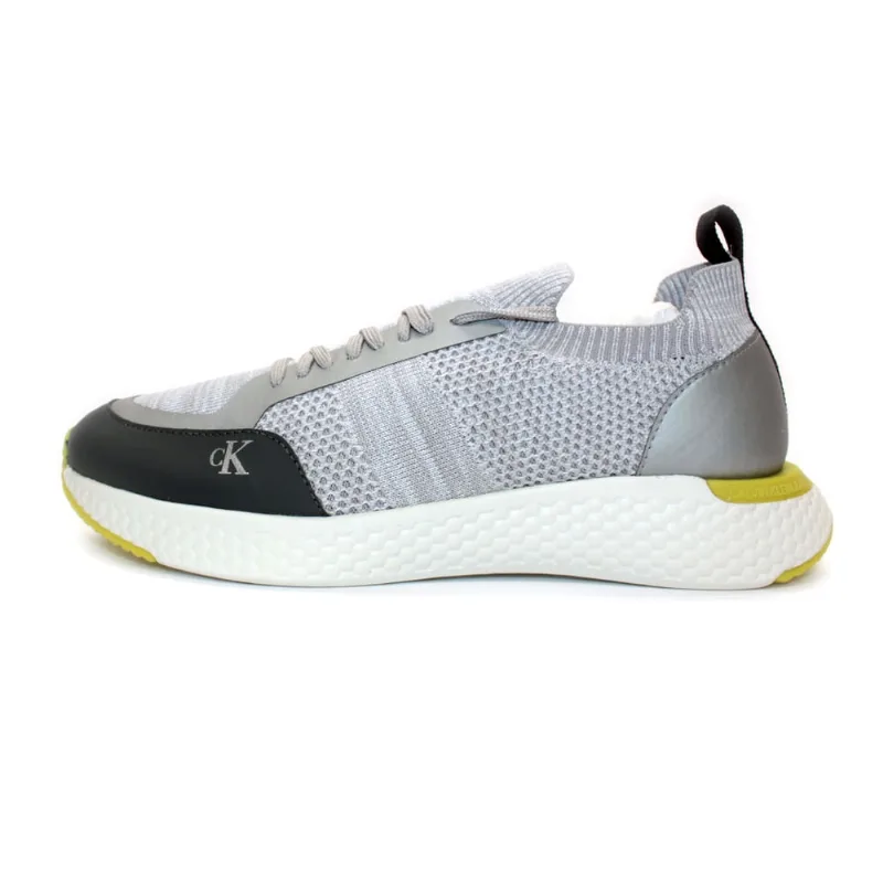 Tênis Calvin Klein Runner Knitt Cinza