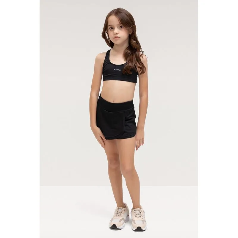 SAIA-SHORTS INFANTIL - ESSENTIALS 26 - PRETO M
