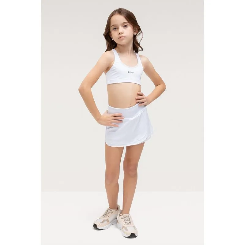 SAIA-SHORTS INFANTIL - ESSENTIALS 26 - BRANCO GG/XL