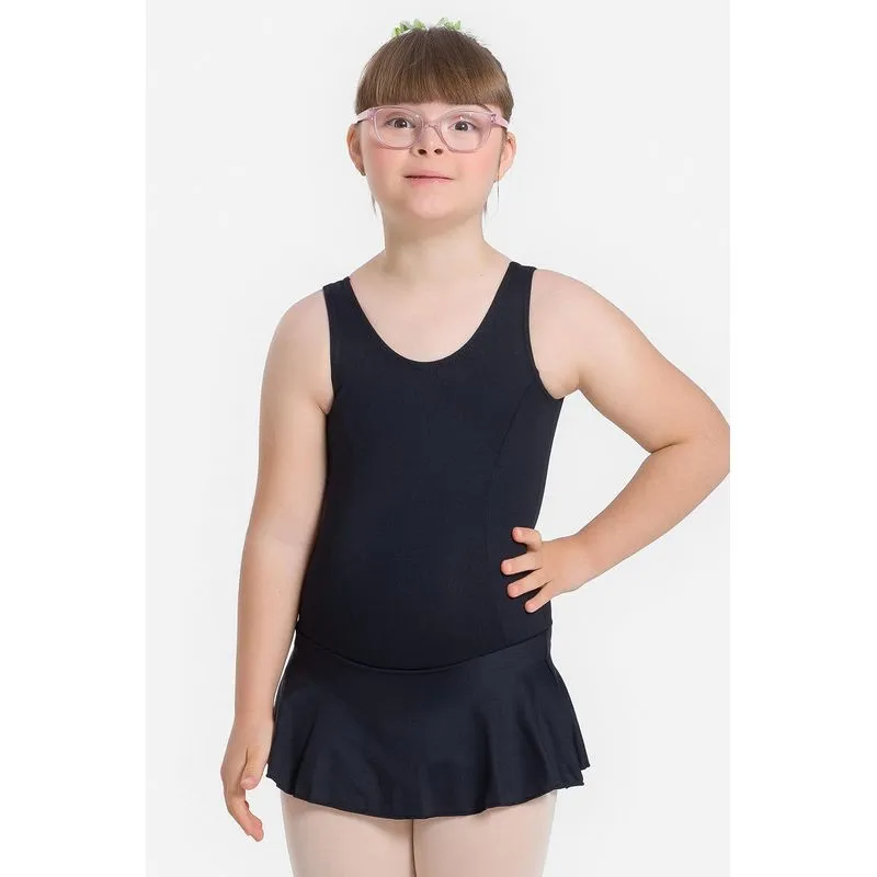 COLLANT C/ SAIA LARA INFANTIL - CLASSIC 26/27 (TAM. 2-4-6) PRETO 6