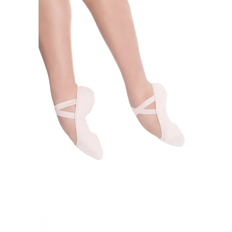 SD120VG - Rosa - B - Sapatilha de Meia-Ponta em Stretch Vegana 38