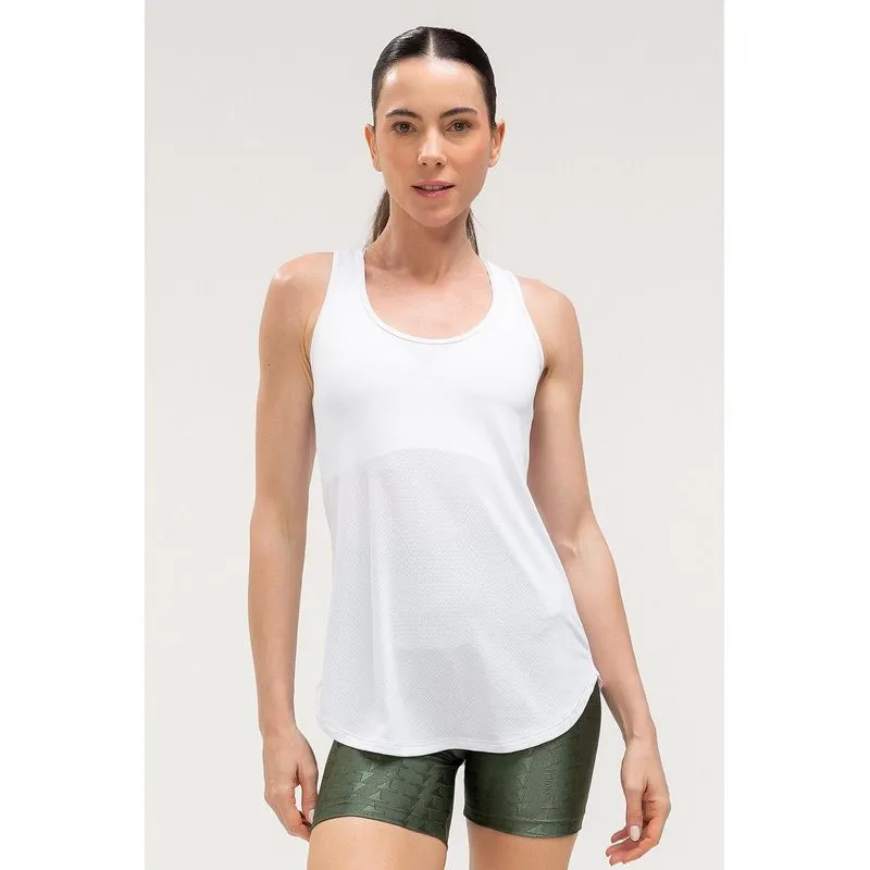 CAMISETA REGATA BREATHE - ESSENTIALS 26 - BRANCO GG